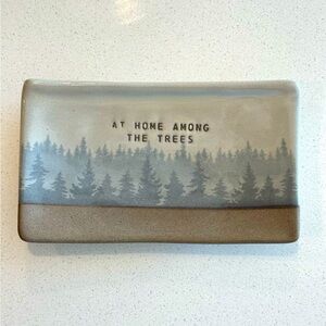 At Home Among the Trees
Spoon Rest or Hand-soap dish.